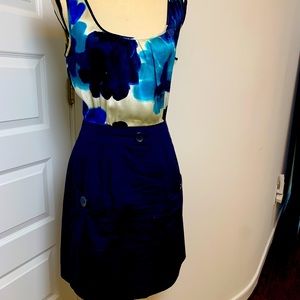 Anthropologie Tabitha silk and cotton dress size 8